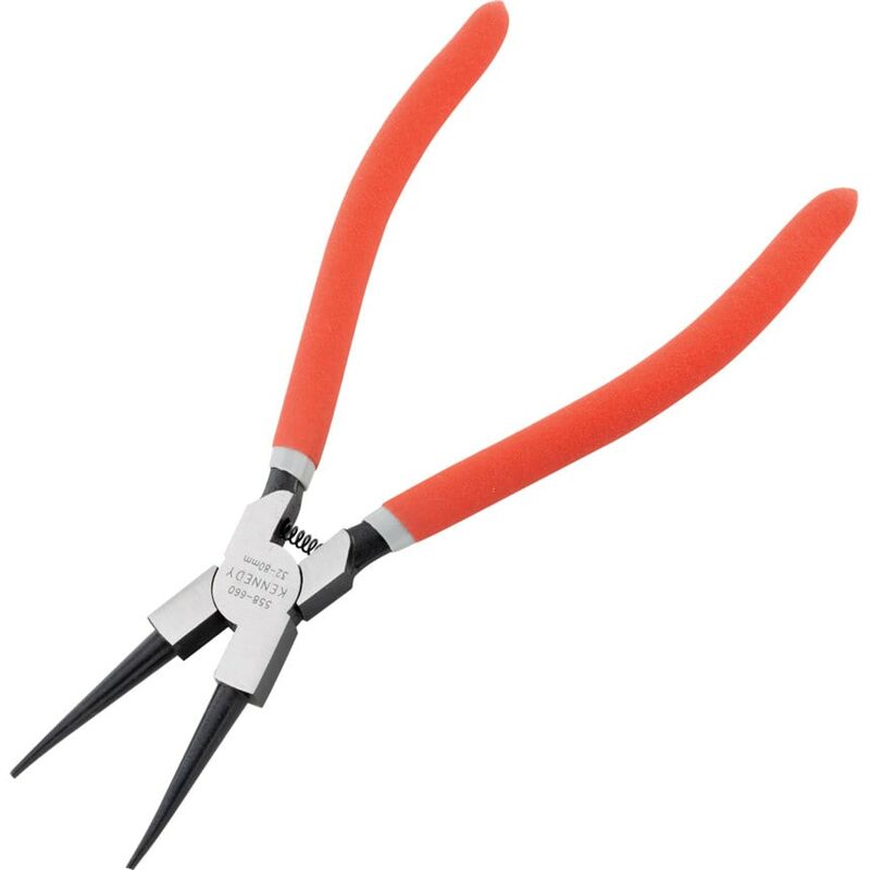 250MM/10' Straight Nose Int Circlip Pliers - Kennedy