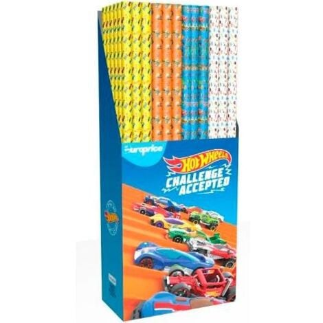 AUTRES Europrice Geschenkpapierrolle hot wheels 2021 0.70x2m