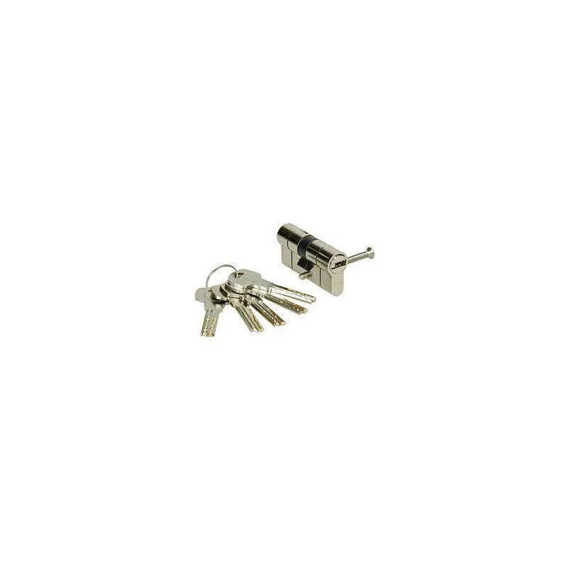 Yale Hochsicherheitszylinder Serie 2100 Vernickelt Auskuppelbar30x30mm, 5 Wendeschlüssel.