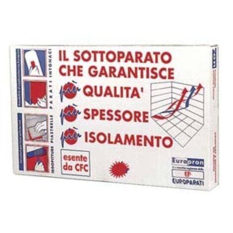 Europron 10 mq sottoparato isolparete pannelli in polistirene estruso cm 80x125 per muro soffitto