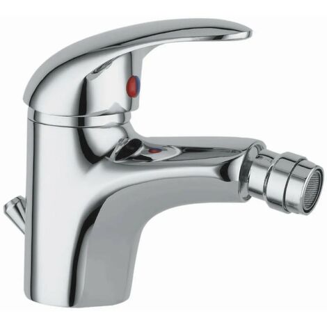 Eurorama - Miscelatore Bidet Cromato Con Piletta A Saltello 1" 1/4 - Serie: Prima