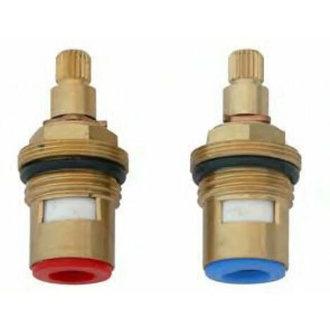 EURORAMA - Vitone Ceramico 90° destro da 1/2" - Colore: Blu