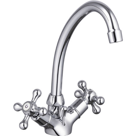 EUROSANIT Mélangeur de lavabo haut fedleen chromé