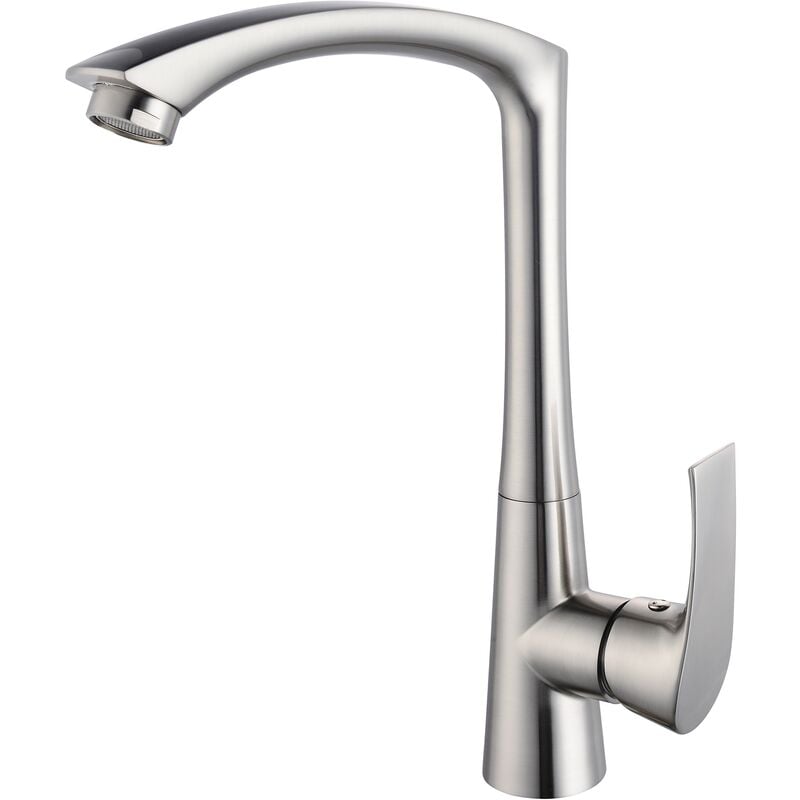 

Mezclador de fregadero alto NATAM by inox cepillado - Eurosanit