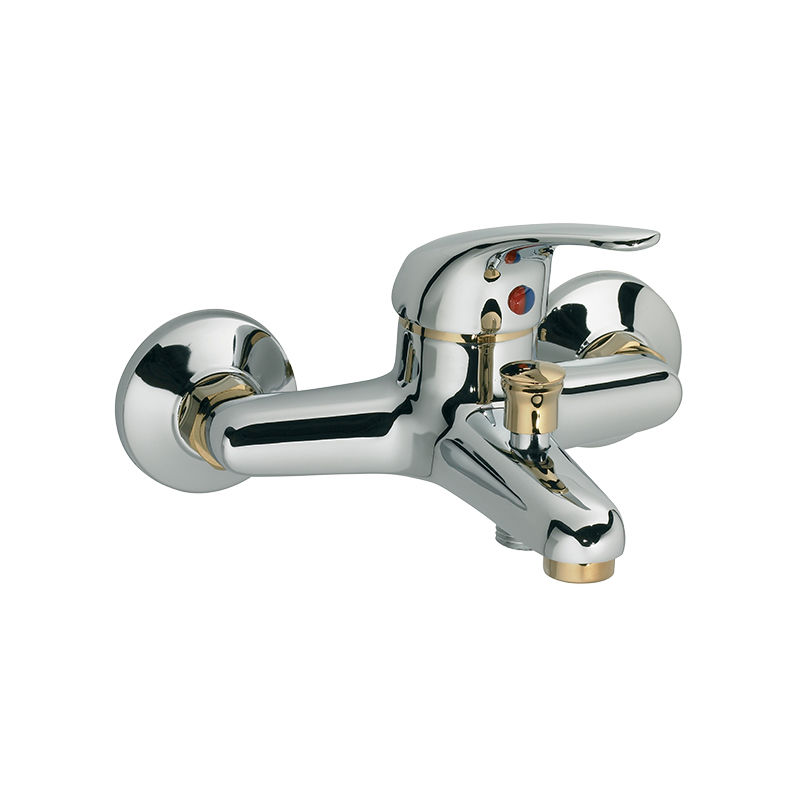 Accessori Bagno Cromo Oro.Eurosanit Miscelatore Per Bagno Doccia Pola Cromato Oro E19001