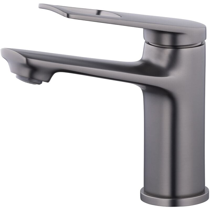 Mitigeur yuna lavabo by Eurosanit Gris Métal