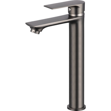 Eurosanit – Mitigeur thermostatique de baignoire – Finition métal – Corps laiton – Bec haut spécial vasque – Cartouche céramique Ø 35 mm