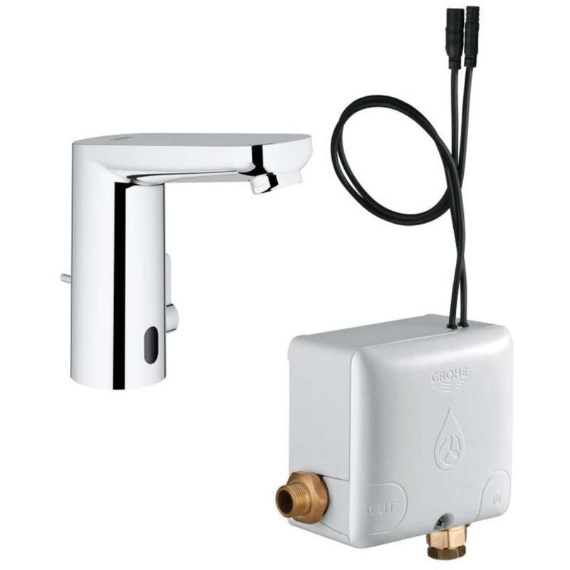 Grohe - Eurosmart Cosmopolitan e - Mitigeur de lavabo électronique, Powerbox, chrome 36386001