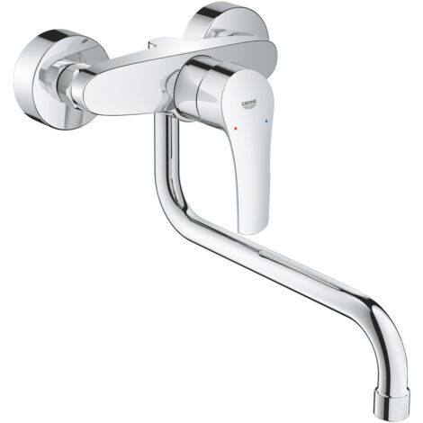EUROSMART Mezclador monomando de fregadero, Cromo (32224003)