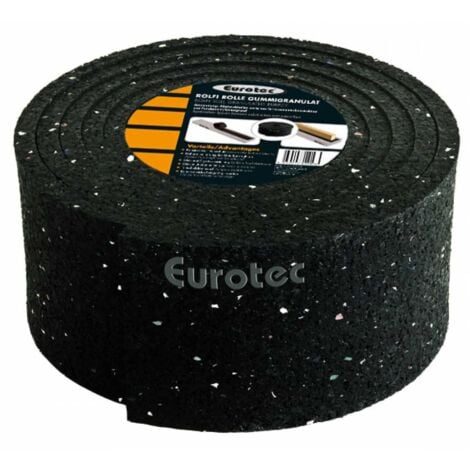 (35€/m²) 15 mm Gummistreifen Bautenschutzmatte Gummigranulat Rolle Gummi Pad
