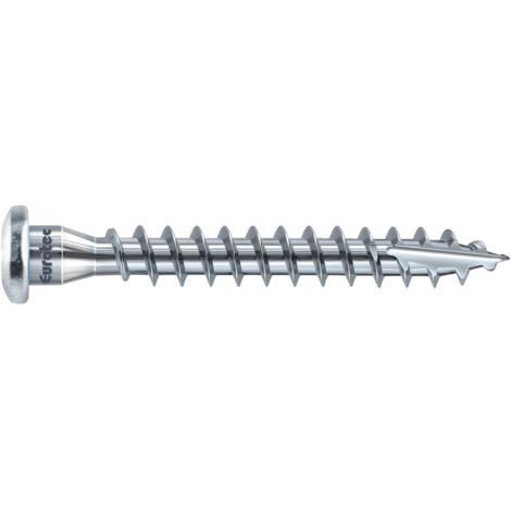 EUROTEC Winkelbeschlagsschraube / CSA Schraube 5.0 x60 TX20 - Stahl verzinkt