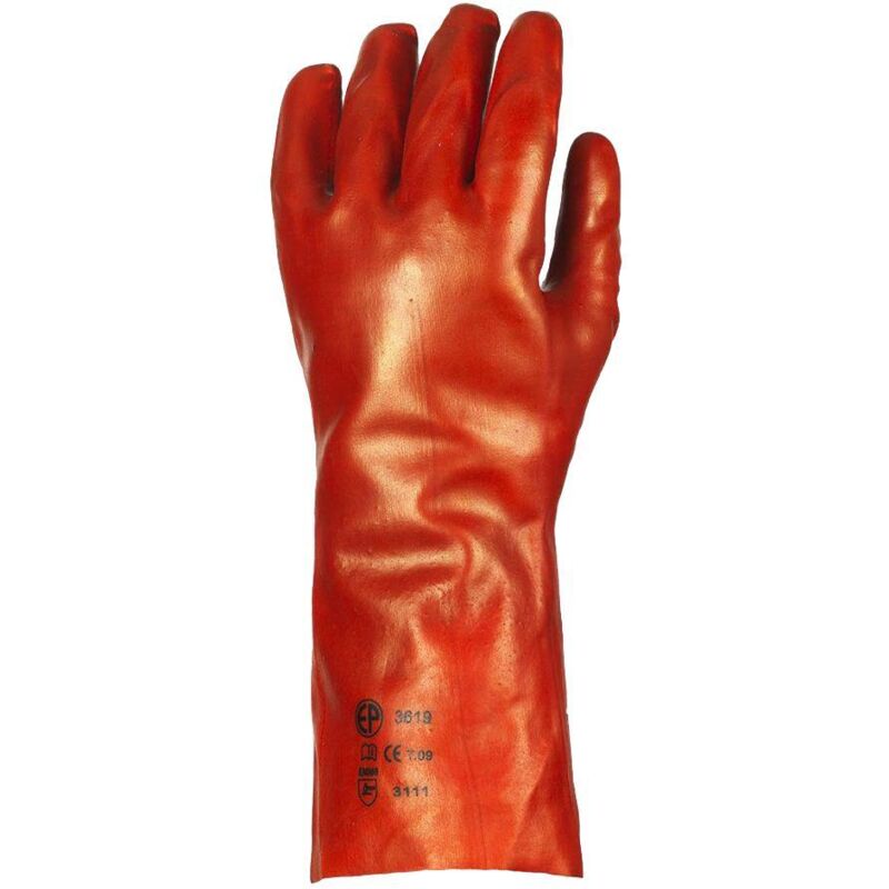 Coverguard EUROTECHNIQUE Schutz-Handschuh rot 36 cm