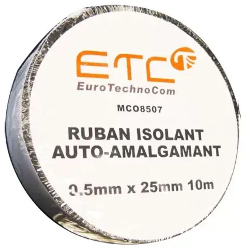 

MCO8507 - aislante cinta vulcanizada 0,5 mm x 25 mm x 10 m - Eurotechnocom