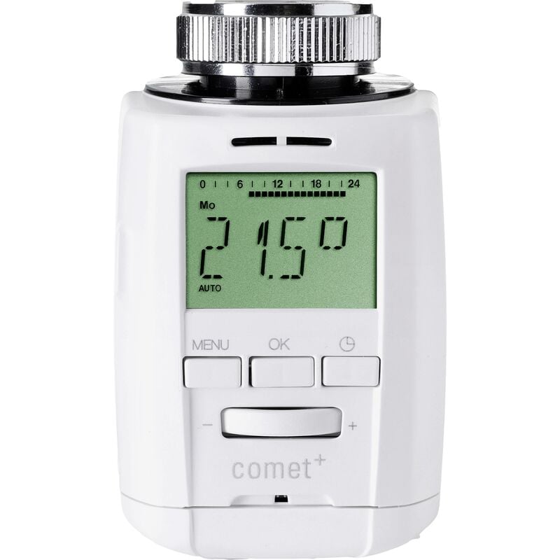 Thermostat de radiateur Eurotronic Comet Plus 700083 électronique 8 à 28 °c X572722