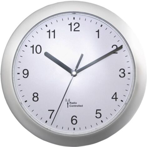 Eurotime 56787 Orologio da Parete Argento 25 cm