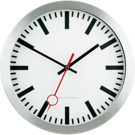 Explore Scientific Orologio Da Parete ø 25 Cm Radiocontrollato Colore Neroargento Rac1002 P 386892