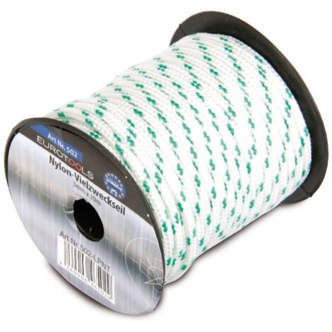 EUROTOOLS Mehrzweckseil, 3 mm, Spule mit 20 m