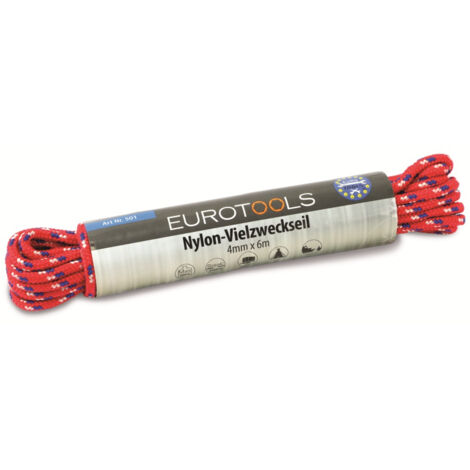 EUROTOOLS Mehrzweckseil, 6 m