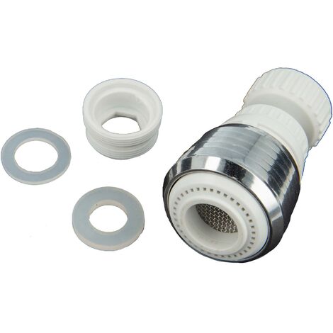 EUROTOOLS  Schwenkbarer Kugel - Strahlregler mit 2 Strahlfunktion für Armatur Auslauf M22 M24