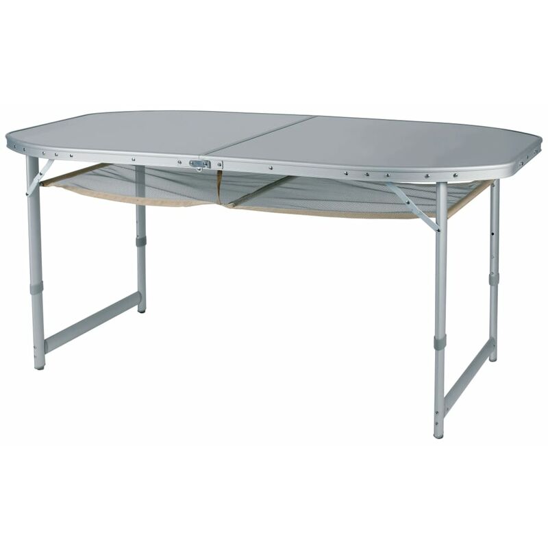 

Mesa de camping Crouzet 150x80 cm - Plateado - Eurotrail