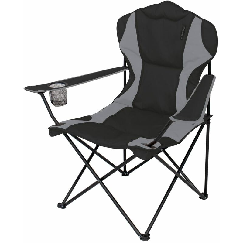 

Silla de camping Bern negro y gris - Negro - Eurotrail