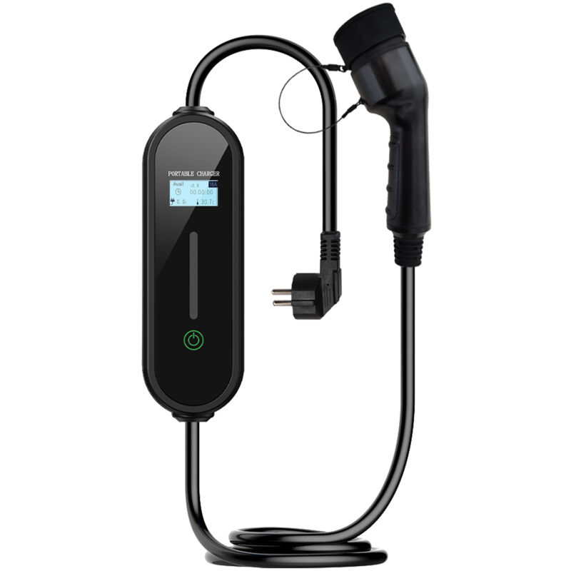 Ev Chargeur 12M 3.6KW-1.5KW 16A13A10A8A Type 2 station de Charge Voiture Electrique Portable Courant Commutable Voiture hybride Chargeur Rapide