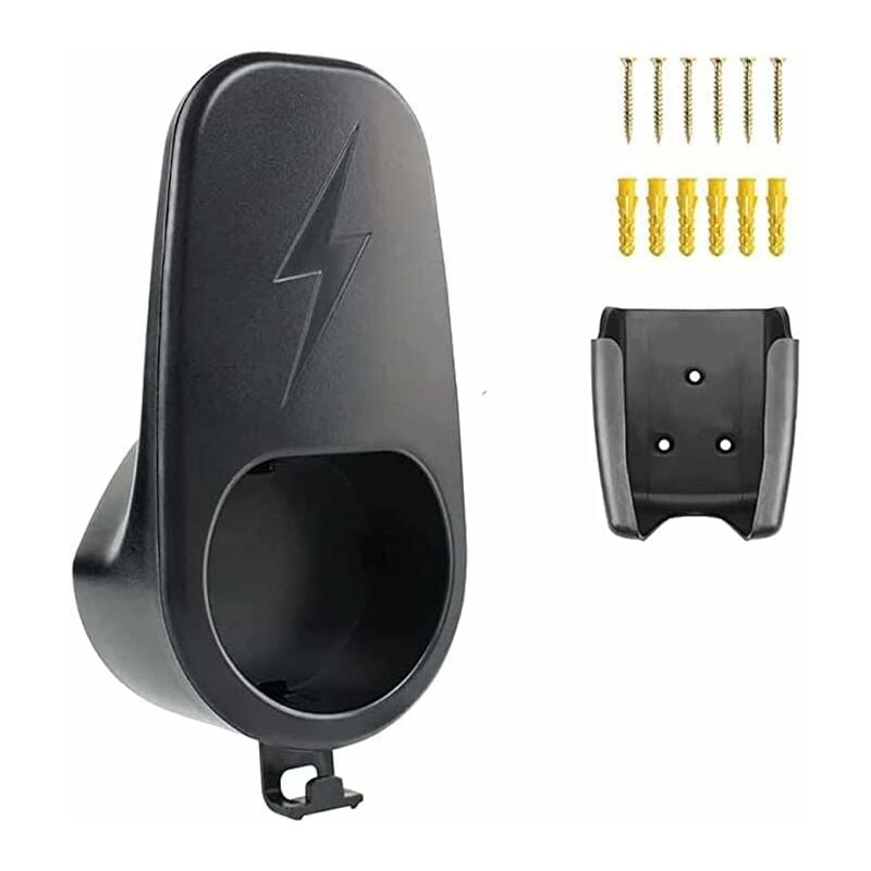 Ev Support de Chargeur,Type 2 ev Support Câble Voiture Électrique Organiseur,Support Mural de Chargeur,pour Tesla Model 3/Y/X/S,Normes Européennes