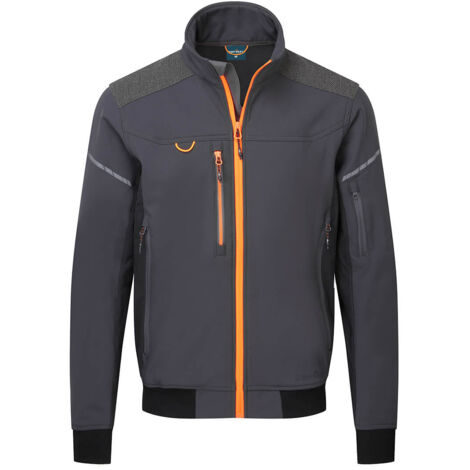 ev4 softshell bomber jacket (3l) - taille xxl - gris métal - portwest