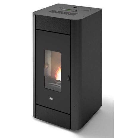 Eva Calòr Termoestufa De Pellet Ventilada FRIDA 13 901670700 Acabado Negro