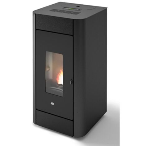 Eva Calòr Termoestufa De Pellet Ventilada FRIDA 13 901670700 Acabado Negro