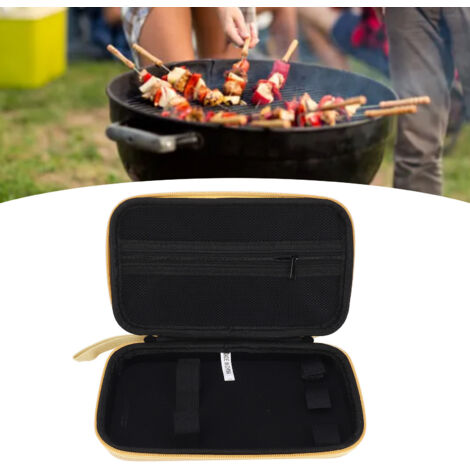 EVA-Camping-Grilllampenhülle, stoßfest, tragbar, wasserdicht, mit Zubehör für Grillutensilien, Khaki