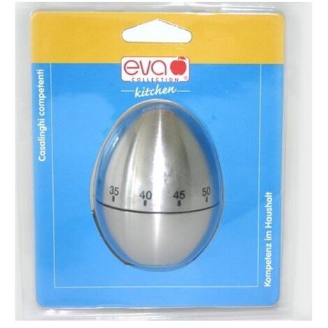 Eva Timer da Cucina in Acciaio Inox Uovo