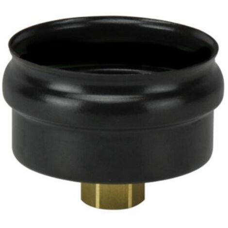 Evacuation des condensats   8 cm 80 mm pour tuyaux de poele a' pellets en acier porcelaine et manchon en laiton fourni sans joint
