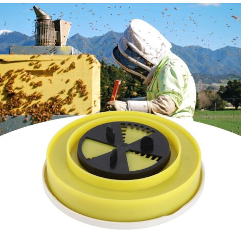 Évaporateur d'Acide Formique pour Ruches - Plateau de Traitement Apicole Portable avec Ouverture Adjustable, Couvercle Mobile et Sponge Inclus, Matériel Plastique Réutilisable, Contrôle de Diffusion,