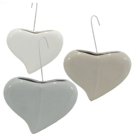 Evaporatore umidificatore cuore in ceramica per termosifone set3 calorifero con gancio deumidificatore da casa