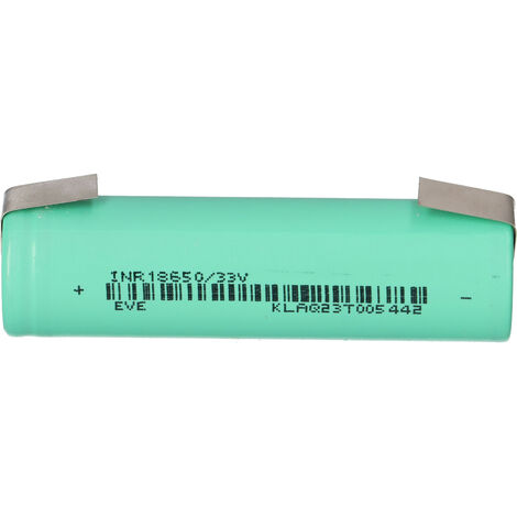 EVE INR18650/33V 3,6V 3200mAh Li-Ion Akku U-Lötfahne