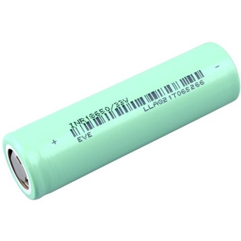 EVE INR18650/33V Pile rechargeable spéciale 18650 flat-top, résiste aux courants élevés Li-Ion 3.6 V 3200 mAh 1 pc(s)