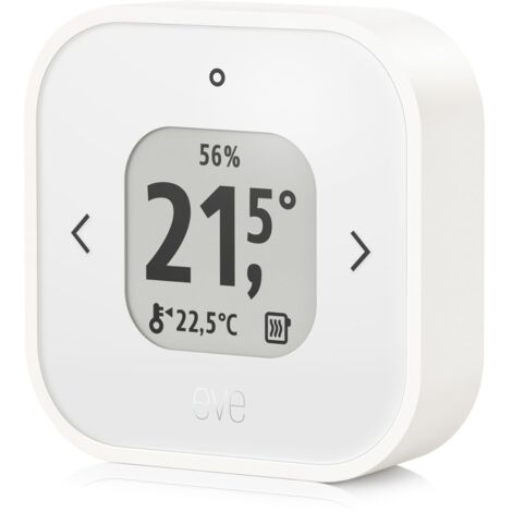 Eve Thermo Control (Matter) – Sensore di temperatura e controller per Eve Thermo (Matter), compatibile con Apple Home, richiede Apple TV 4K (2ª gen./3ª gen. 128 GB), HomePod (2ª gen.)