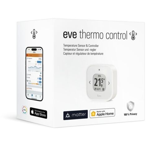 Eve Thermo Control thermostat blanc intelligent précis