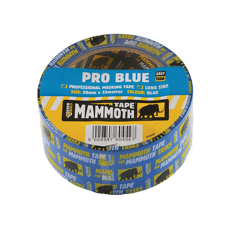 Everbuild - 2PRO25 Pro Blue Masking Tape 25mm x 33m EVB2PRO25