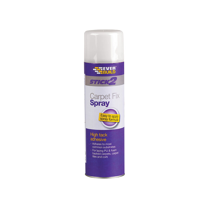 Everbuild - CARPSPRAY5 Carpet Fix Spray Adhesive Aerosol 500ml EVBCSPRAY5