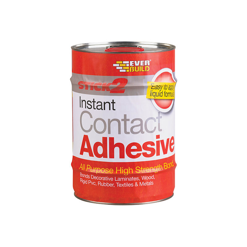 CONA5 STICK2 All-Purpose Contact Adhesive 5 Litre EVBCONA5 - Everbuild