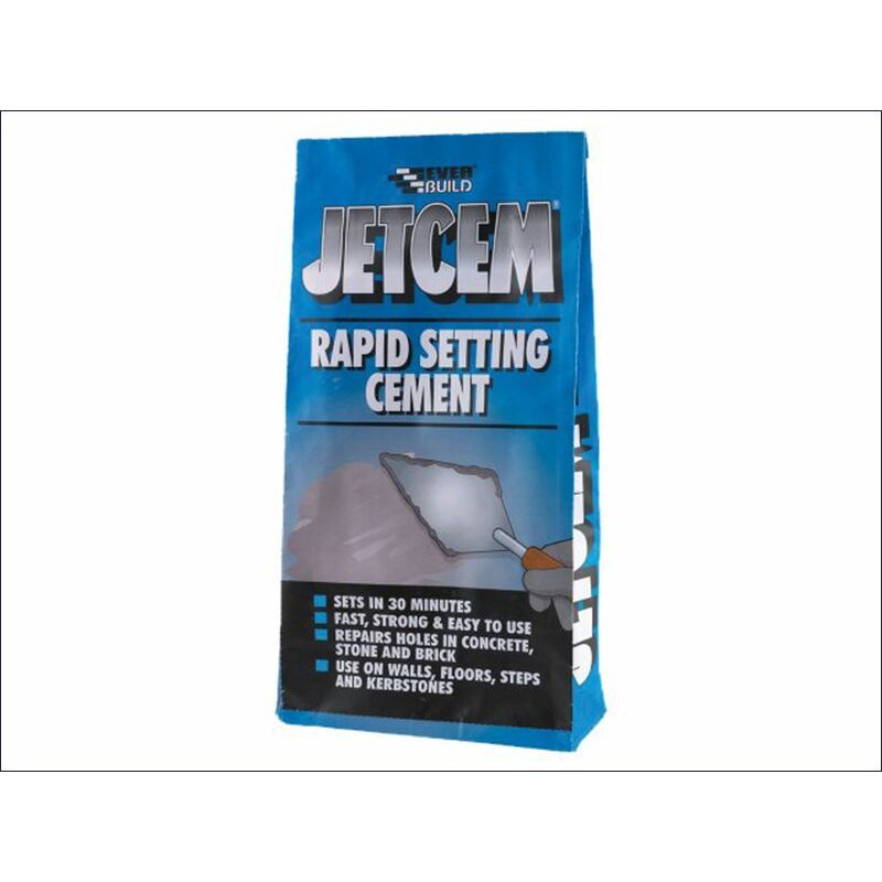 Jetcem Rapid Repair Cement Grey 3kg - Everbuild