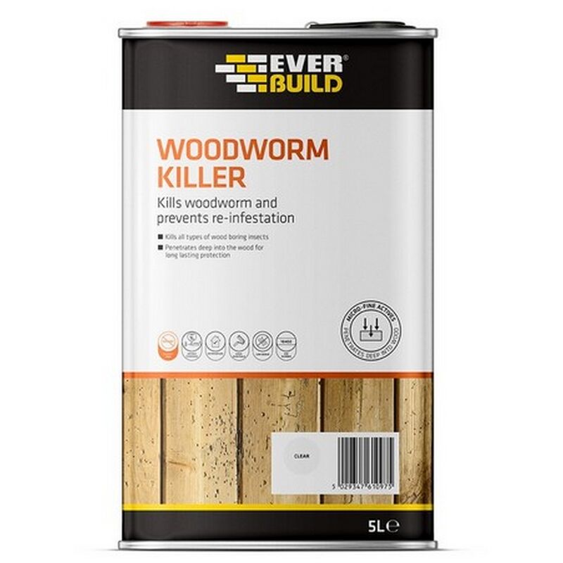 Everbuild Lumberjack Woodworm Killer 5L