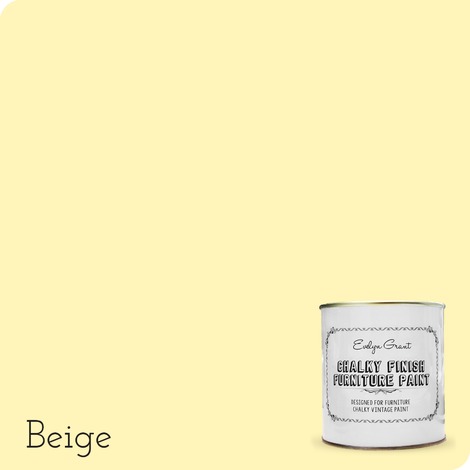 Evelyn Grant Chalky Finish Furniture Paint 1l Beige 1 L