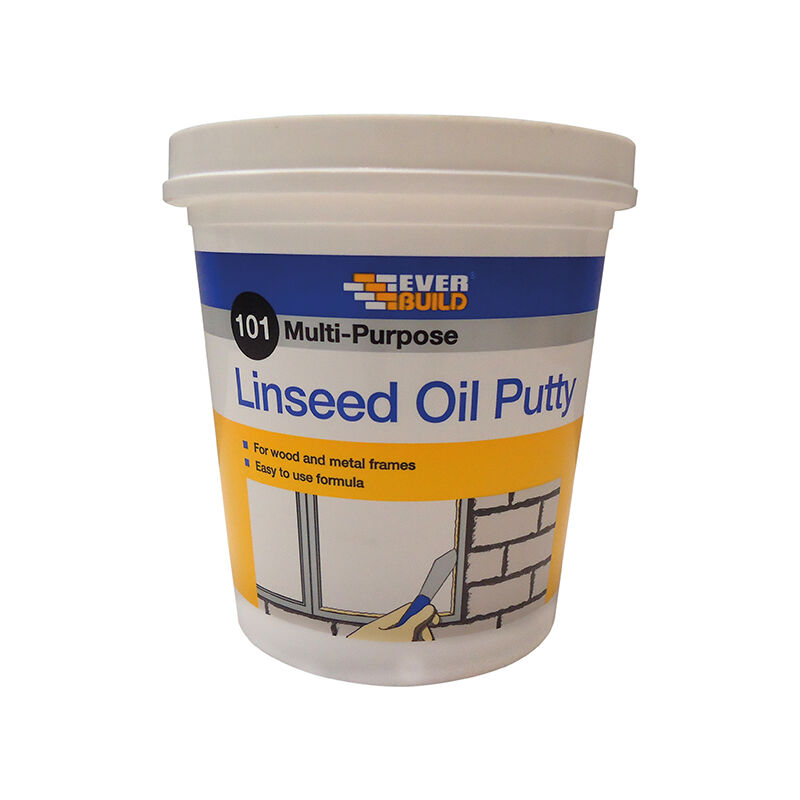 Everbuild - MPN2 101 Multi-Purpose Linseed Oil Putty Natural 2kg EVBMPPN2KG