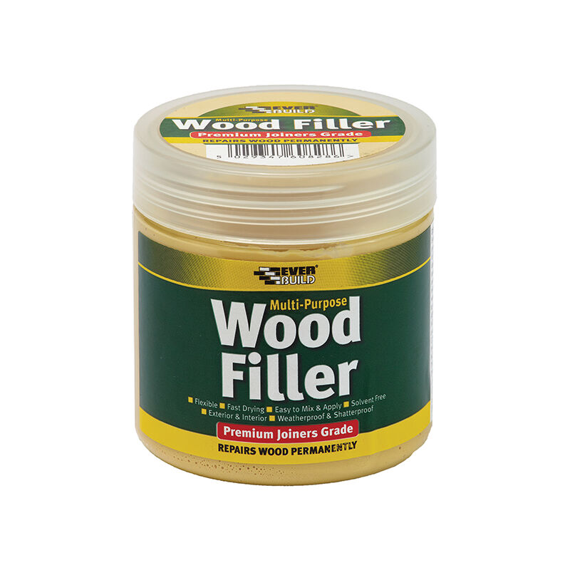 Everbuild - MPWOODDKOAK2 Multipurpose Premium Joiners Grade Wood Filler Dark Oak 250ml EVBMPWFDO250