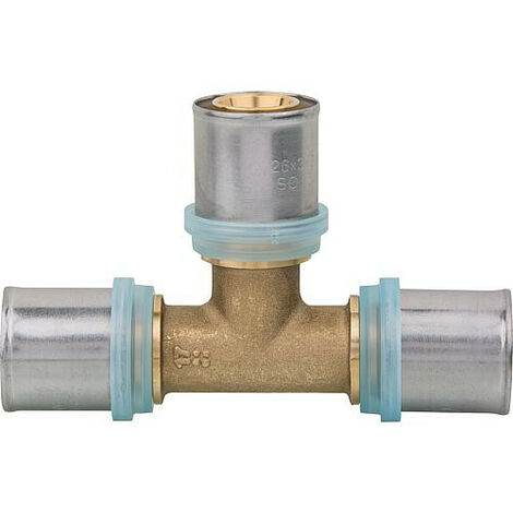 EVENES raccord a sertir pour multicouche, transition Té 26x3mm, contour TH