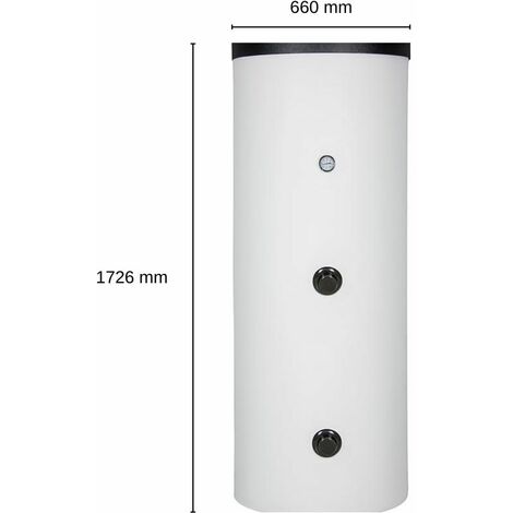 Evenes Warmwasser-Standspeicher EV-TEDS-1 W 300 1 Wärmetauscher 291 L Trinkwasser