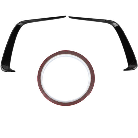 Évent de pare-chocs arrière noir brillant des garnitures en canard remplacement pour Mercedesbenz Aclass W176 AMGline A45 20132018
